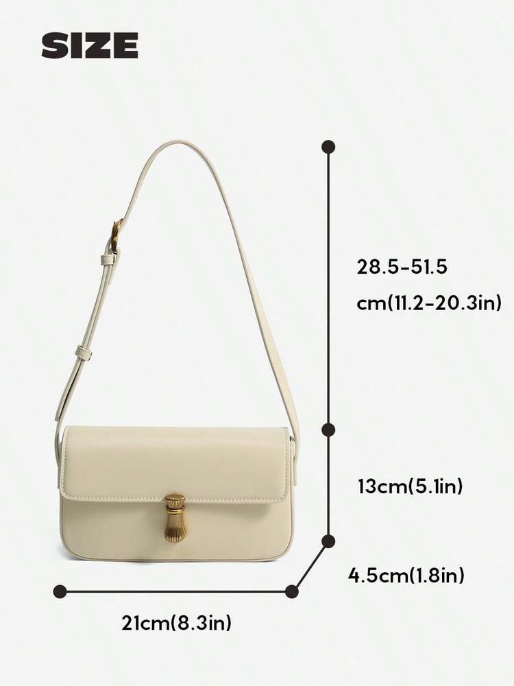 Women's Classic Flap Mini Square Shoulder Bag High End Cowhide Leather Purse Elegant Daily Office Work Business Date Party Accessory