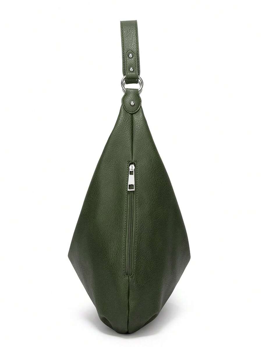 Women's Vintage Tote Bag Large Capacity Shoulder Handbag Soft Leather Hobo Purse Retro Inspired Fashion Commuter Work Business Casual