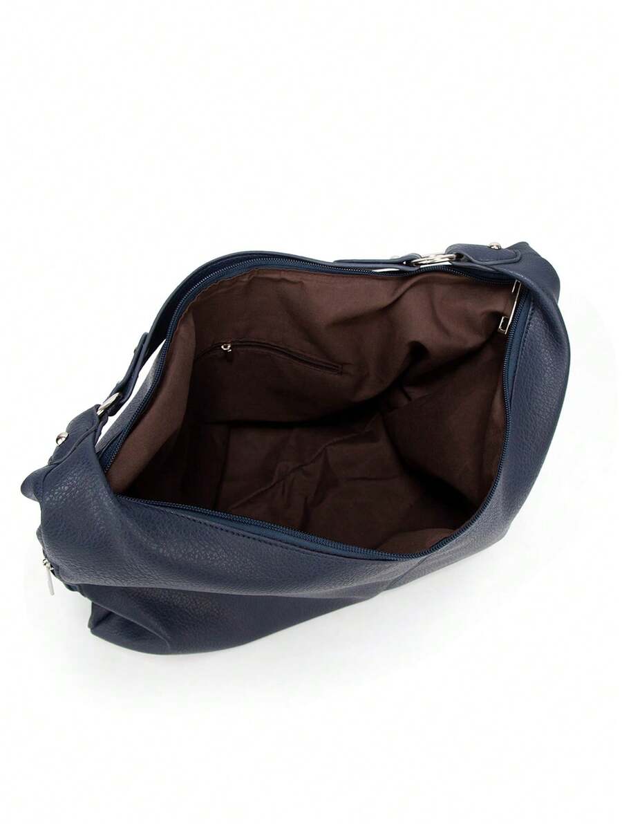 Women's Vintage Tote Bag Large Capacity Shoulder Handbag Soft Leather Hobo Purse Retro Inspired Fashion Commuter Work Business Casual