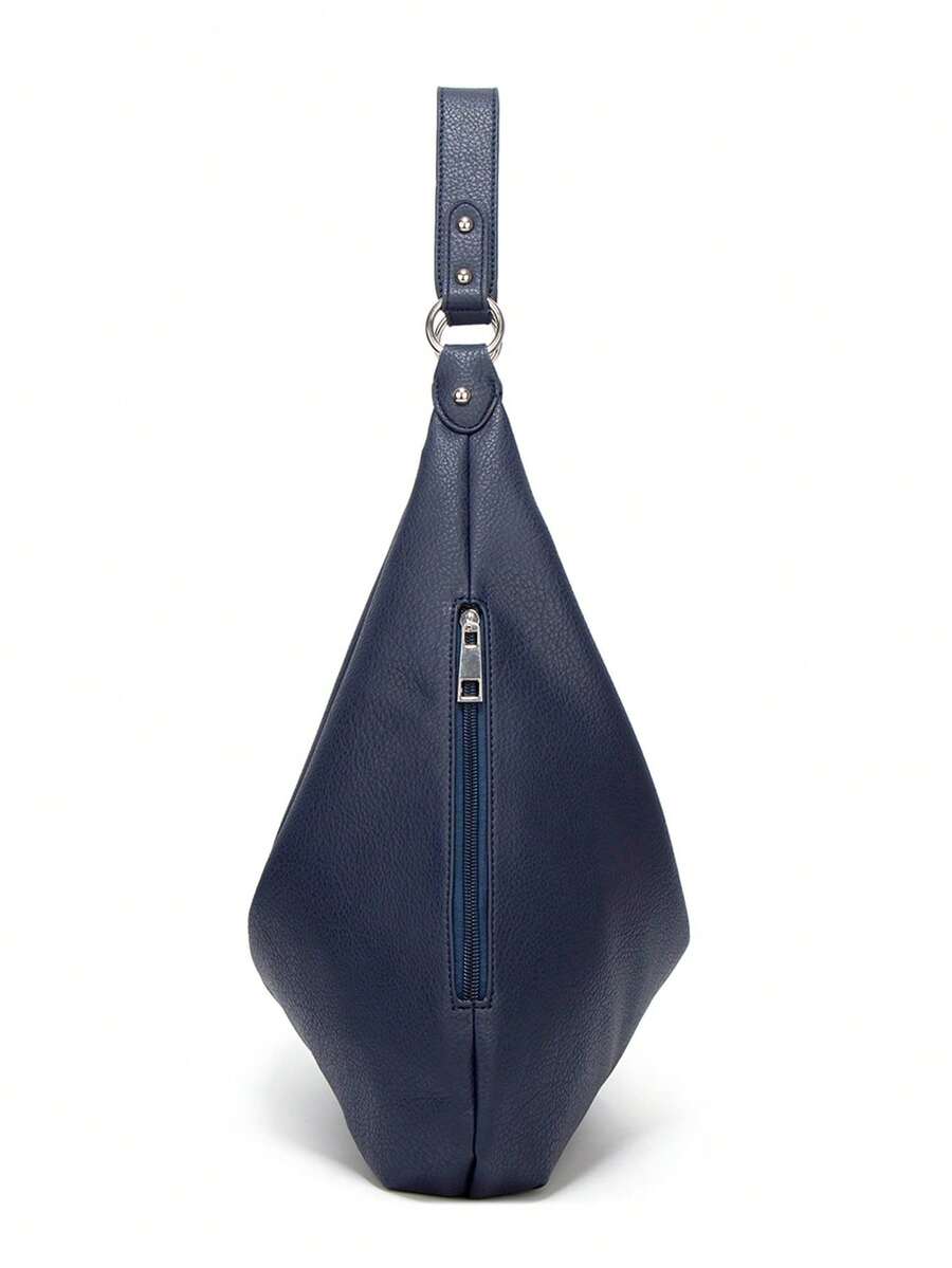Women's Vintage Tote Bag Large Capacity Shoulder Handbag Soft Leather Hobo Purse Retro Inspired Fashion Commuter Work Business Casual