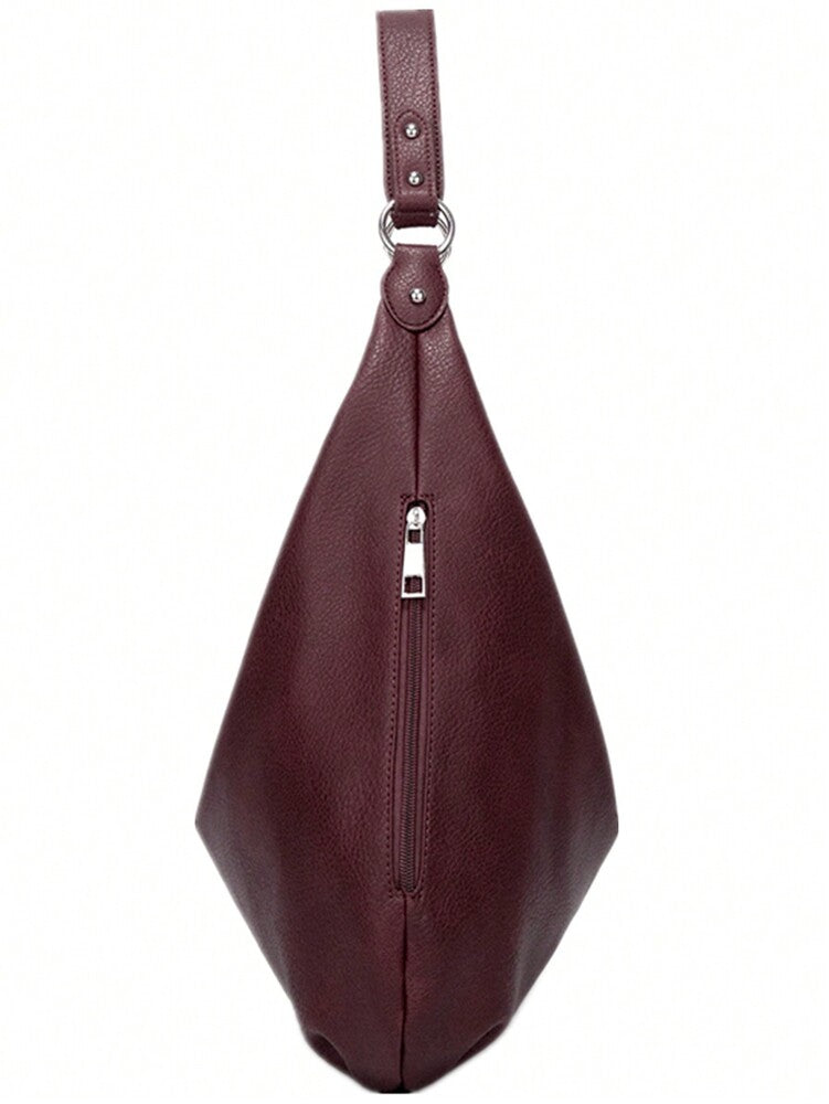 Women's Vintage Tote Bag Large Capacity Shoulder Handbag Soft Leather Hobo Purse Retro Inspired Fashion Commuter Work Business Casual