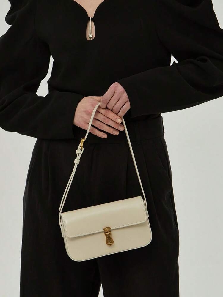 Women's Classic Flap Mini Square Shoulder Bag High End Cowhide Leather Purse Elegant Daily Office Work Business Date Party Accessory